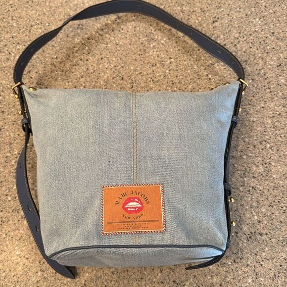MARC JACOBS The Denim Sling Convertible Handbag - Picture 10 of 16